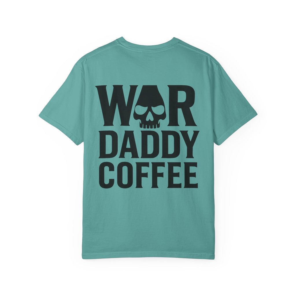 War Daddy Coffee T-Shirt — Military Skull Coffee Tee