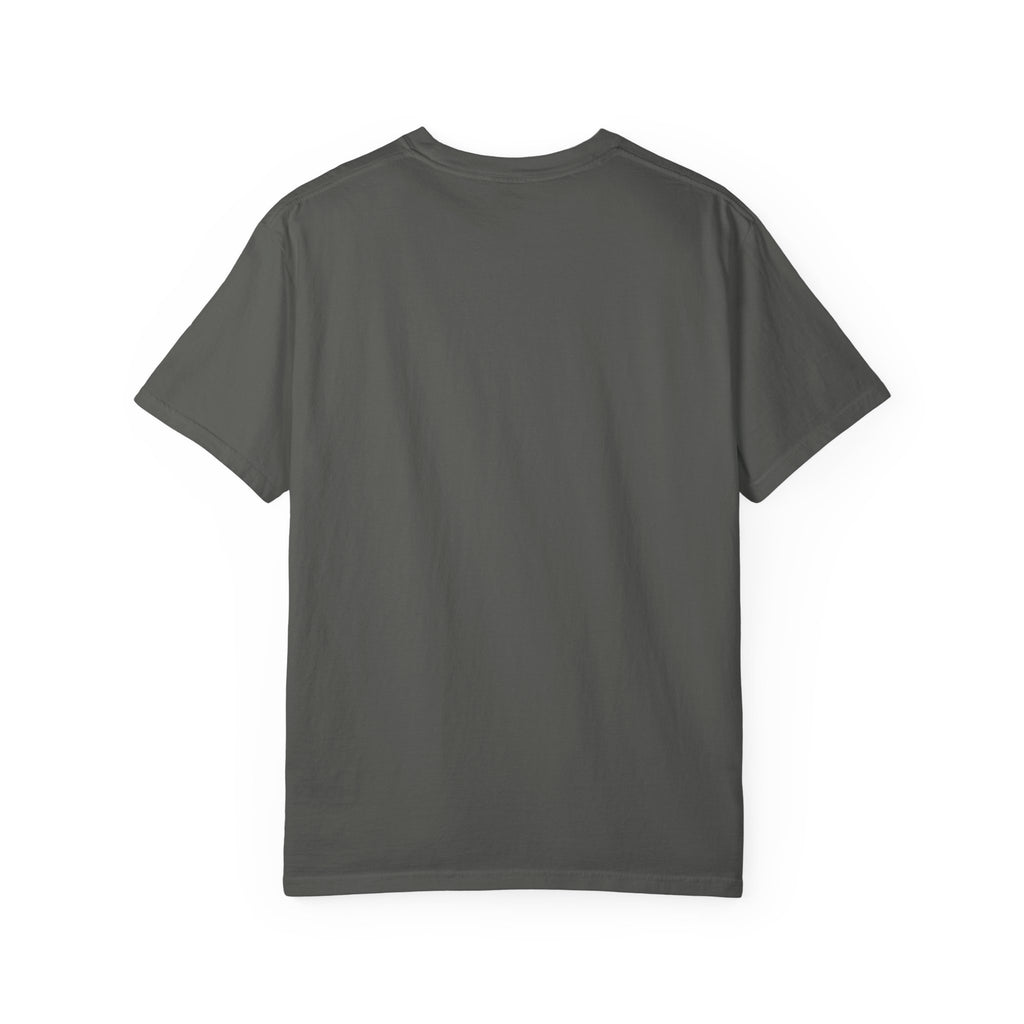 Skull Cowboy T-Shirt — "War, Baby & Coffee" American Flag Graphic