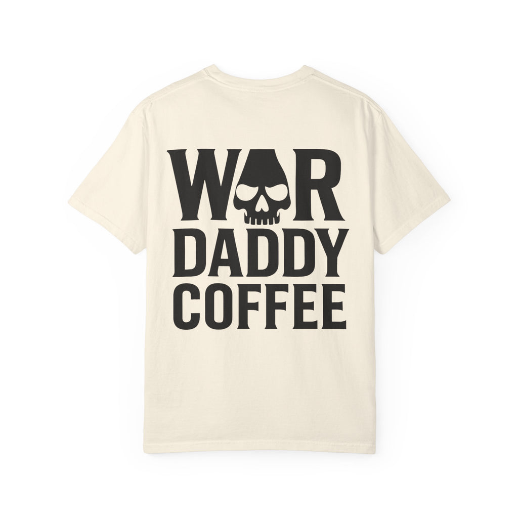 War Daddy Coffee T-Shirt — Military Skull Coffee Tee