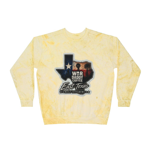 East Texas Flag Crewneck Sweatshirt – WBR Daddy Coffee Logo Color Blast