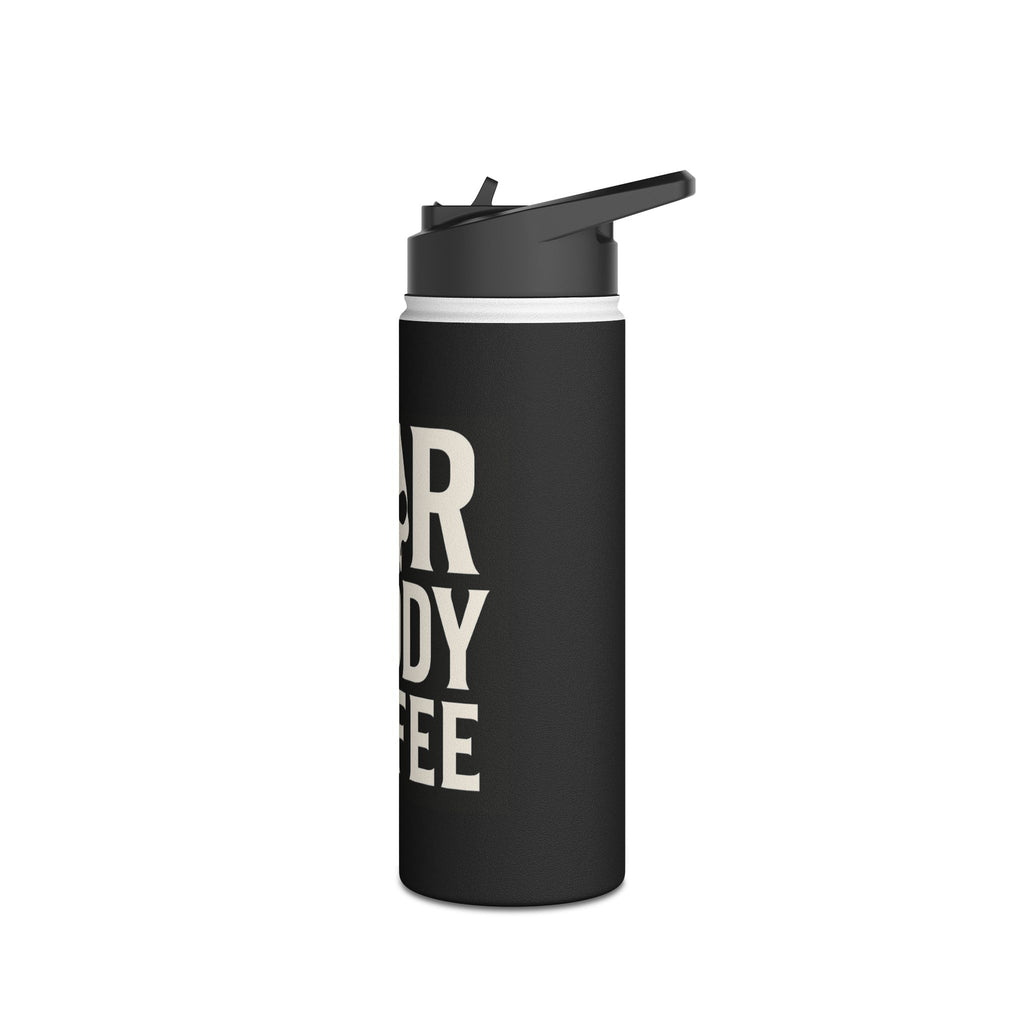War Daddy Coffee Stainless Steel Water Bottle – Insulated Travel Flask with Skull Design