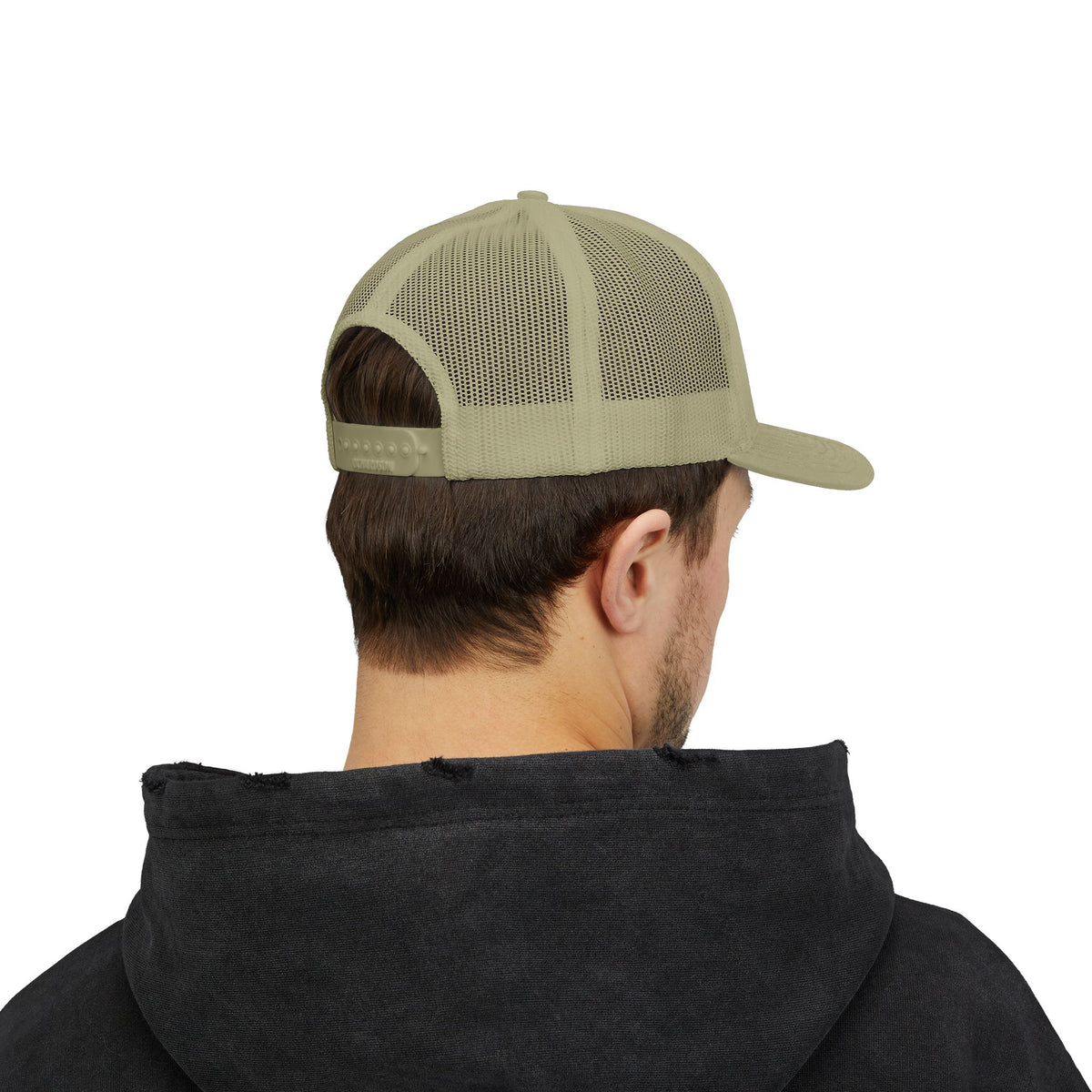 War, Daddy, Coffee Trucker Hat - Vintage Military Skull Snapback Cap