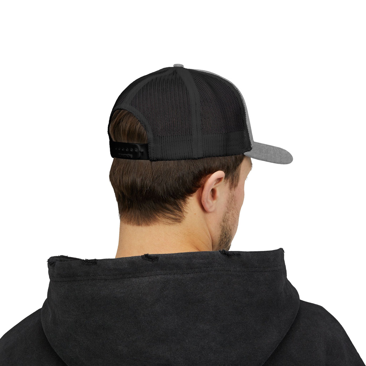 War, Daddy, Coffee Trucker Hat - Vintage Military Skull Snapback Cap