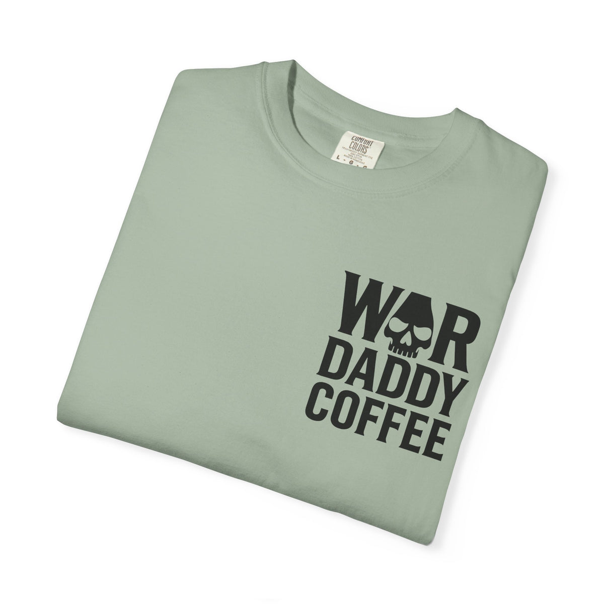 War Daddy Coffee T-Shirt — Military Skull Coffee Tee