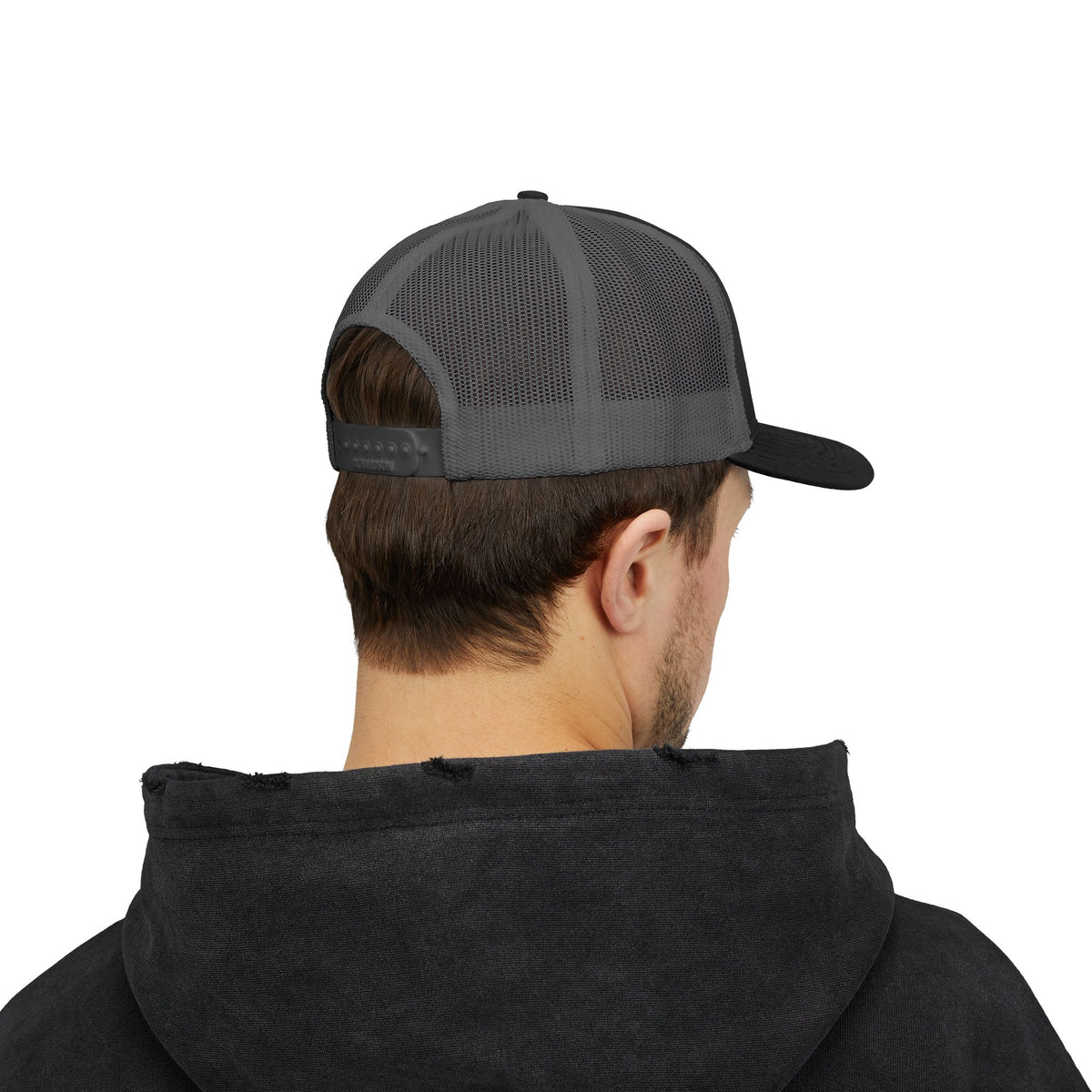 War, Daddy, Coffee Trucker Hat - Vintage Military Skull Snapback Cap