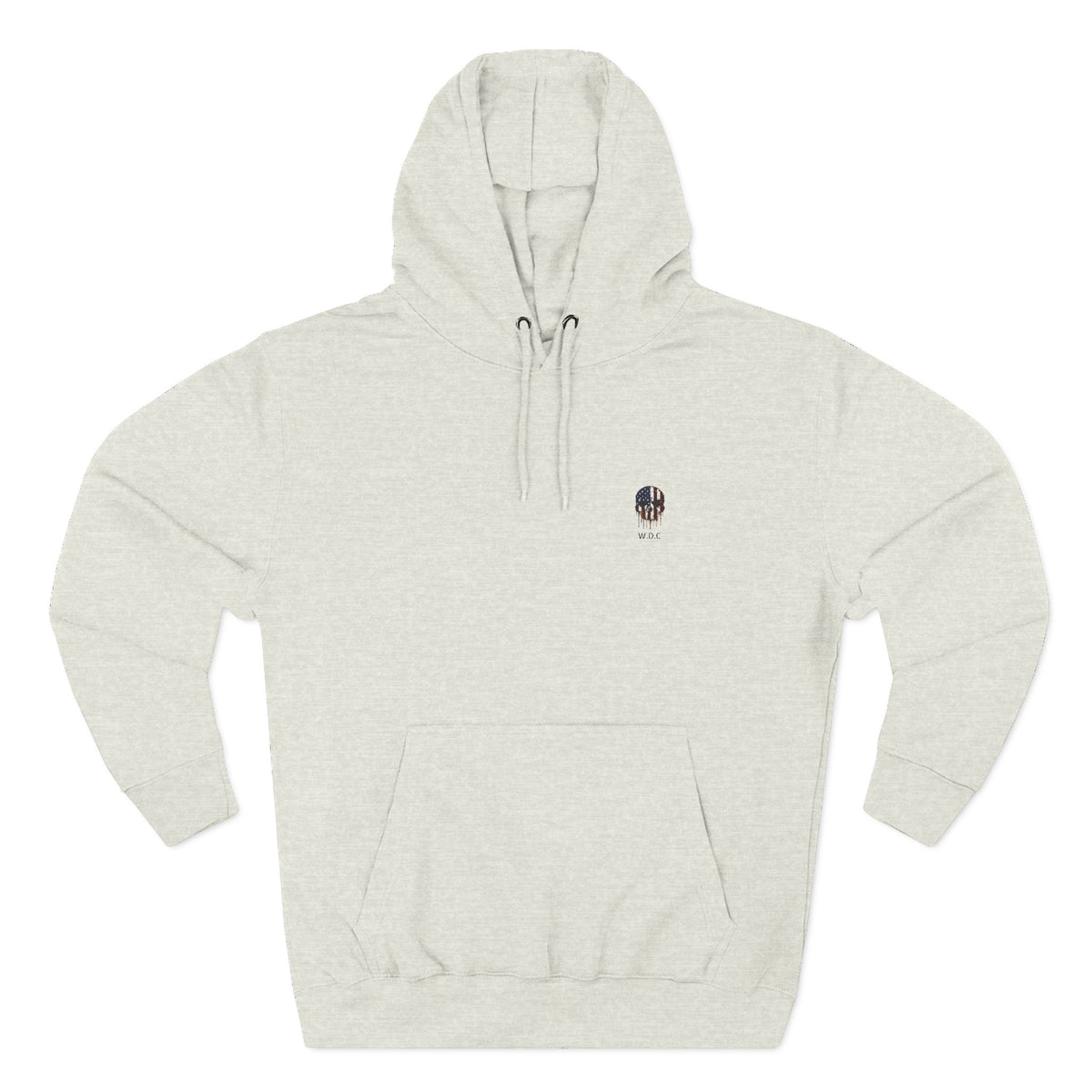 Minimal Hot Air Balloon Hoodie — Small Chest Graphic Casual Pullover