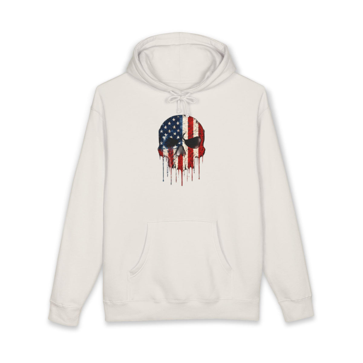 American Flag Skull Hoodie – Drip USA Patriotic Pullover