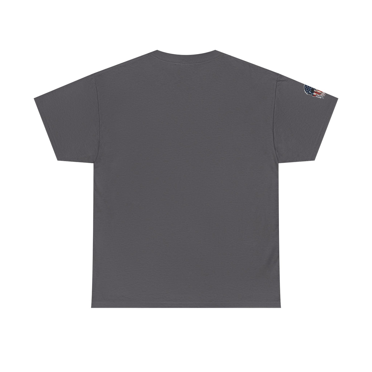 Patriotic Cowboy Skull T-Shirt — "Warrior Coffee" Graphic Tee