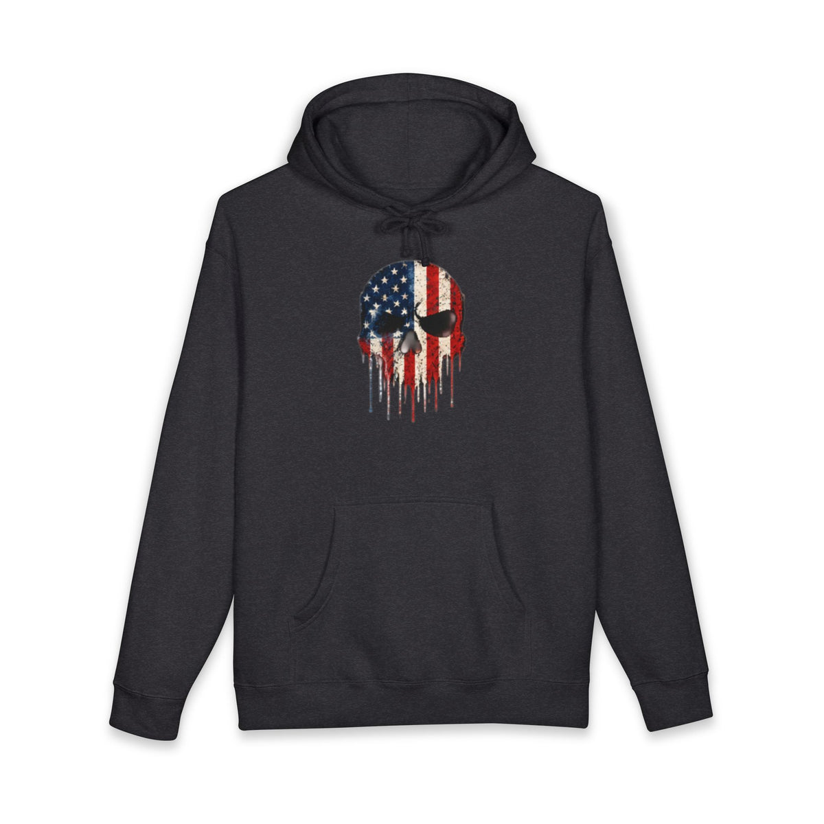 American Flag Skull Hoodie – Drip USA Patriotic Pullover