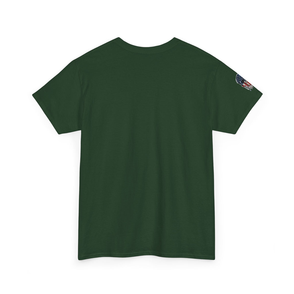 Patriotic Cowboy Skull T-Shirt — "Warrior Coffee" Graphic Tee
