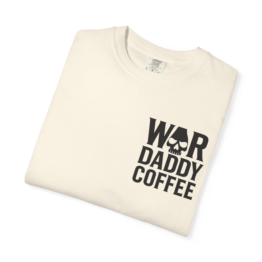 War Daddy Coffee T-Shirt — Military Skull Coffee Tee