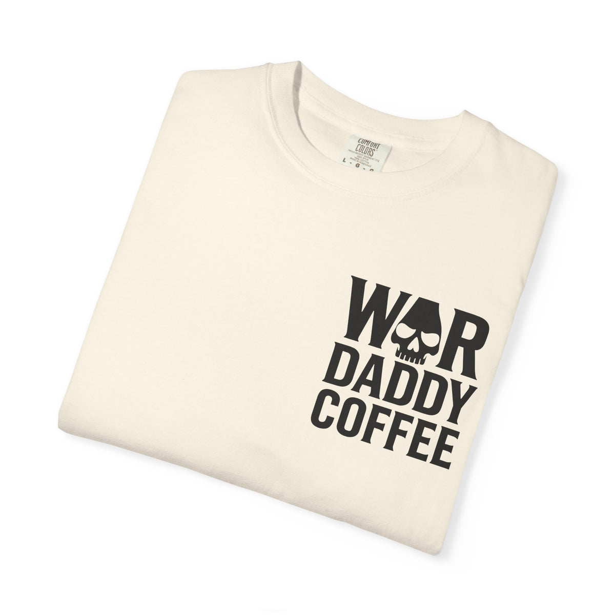 War Daddy Coffee T-Shirt — Military Skull Coffee Tee
