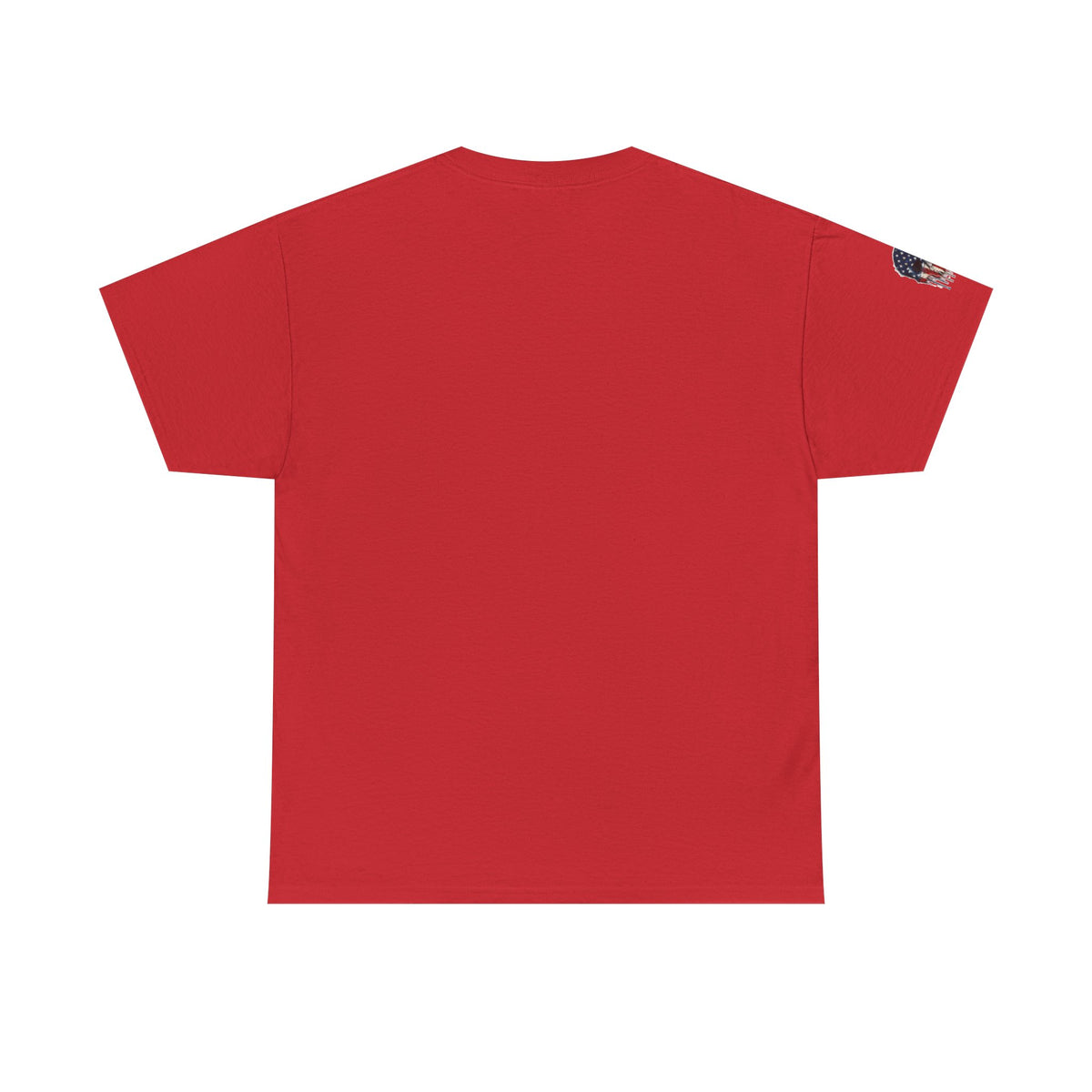 Patriotic Cowboy Skull T-Shirt — "Warrior Coffee" Graphic Tee