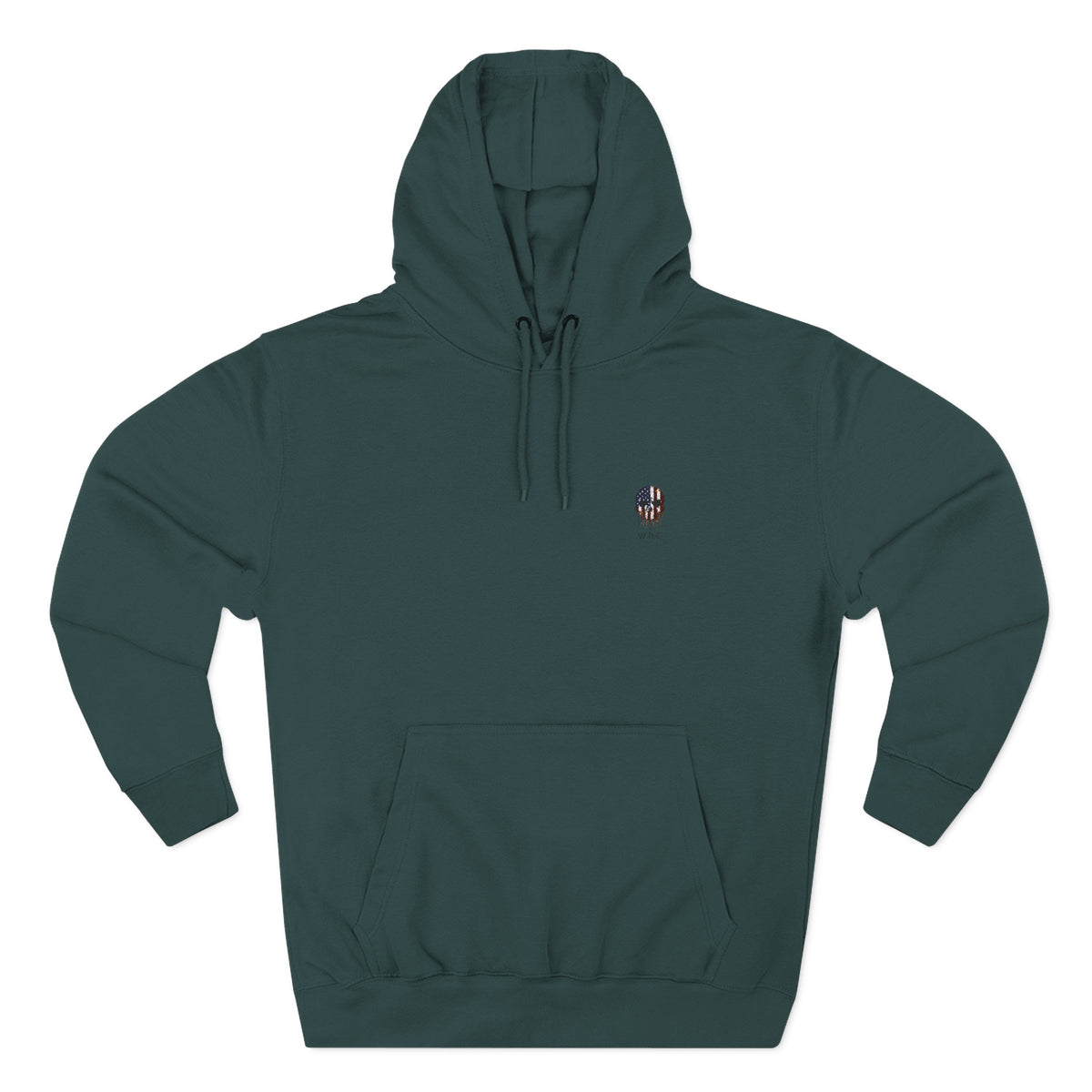 Minimal Hot Air Balloon Hoodie — Small Chest Graphic Casual Pullover