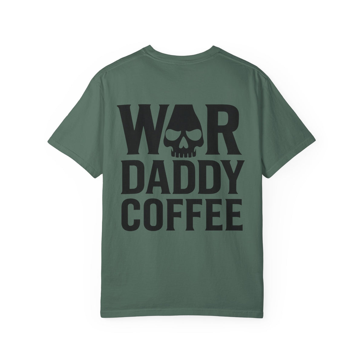 War Daddy Coffee T-Shirt — Military Skull Coffee Tee