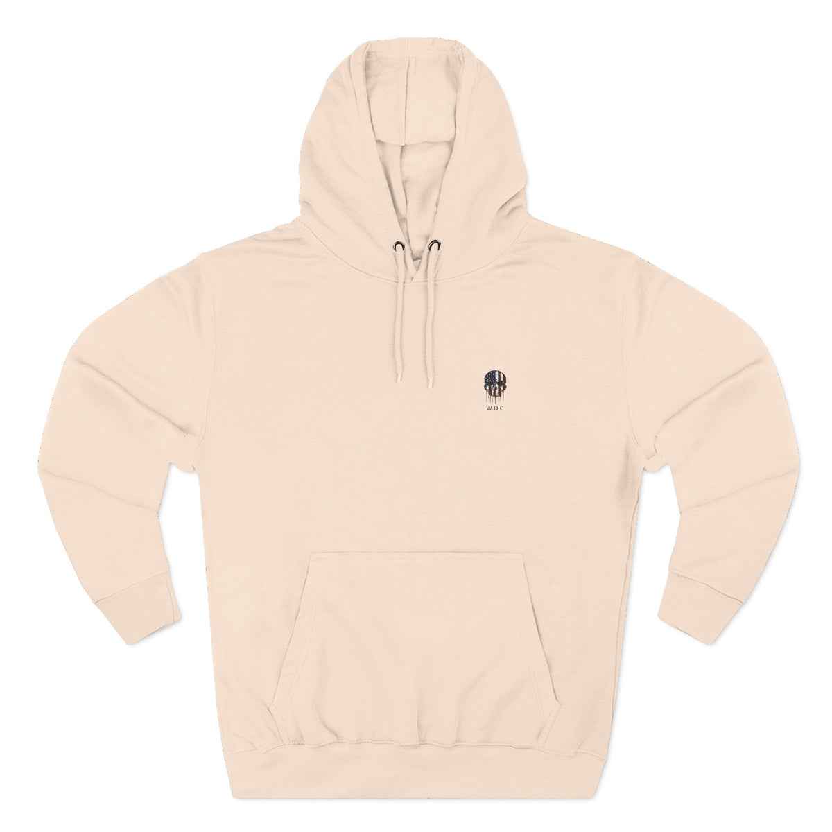 Minimal Hot Air Balloon Hoodie — Small Chest Graphic Casual Pullover