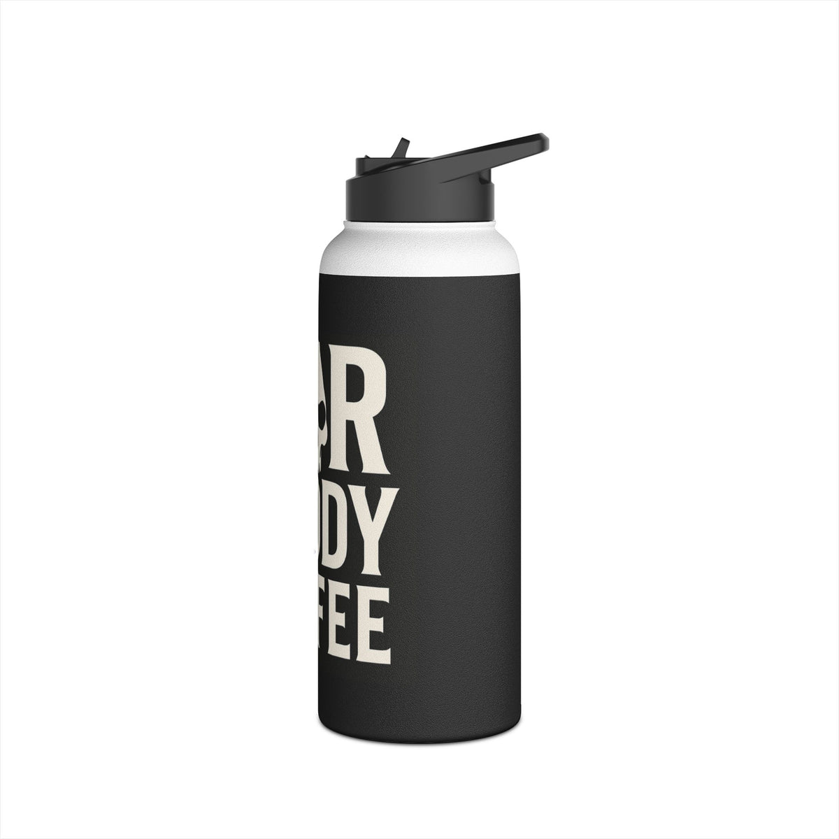 War Daddy Coffee Stainless Steel Water Bottle – Insulated Travel Flask with Skull Design