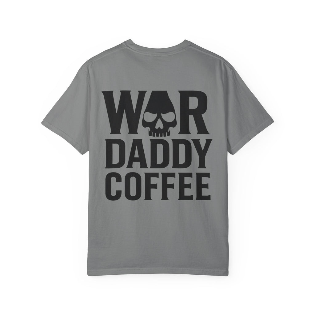 War Daddy Coffee T-Shirt — Military Skull Coffee Tee