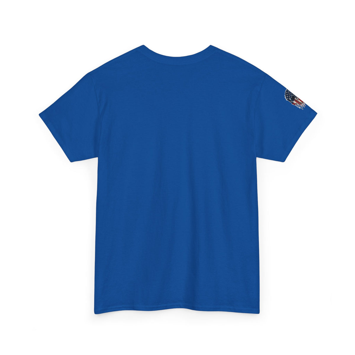 Patriotic Cowboy Skull T-Shirt — "Warrior Coffee" Graphic Tee