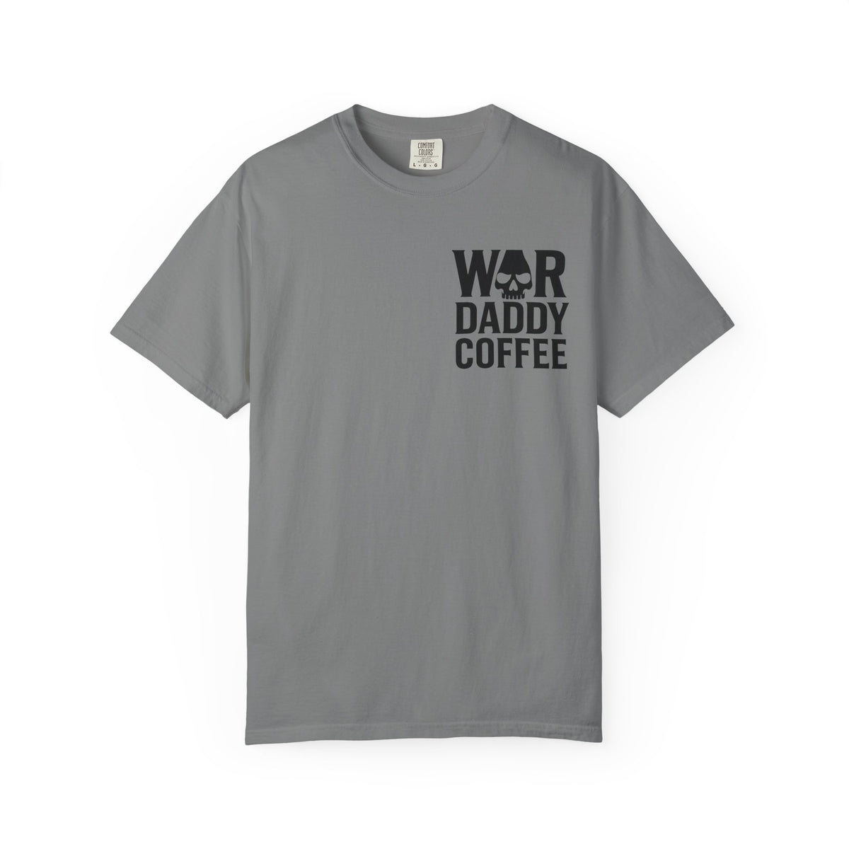 War Daddy Coffee T-Shirt — Military Skull Coffee Tee