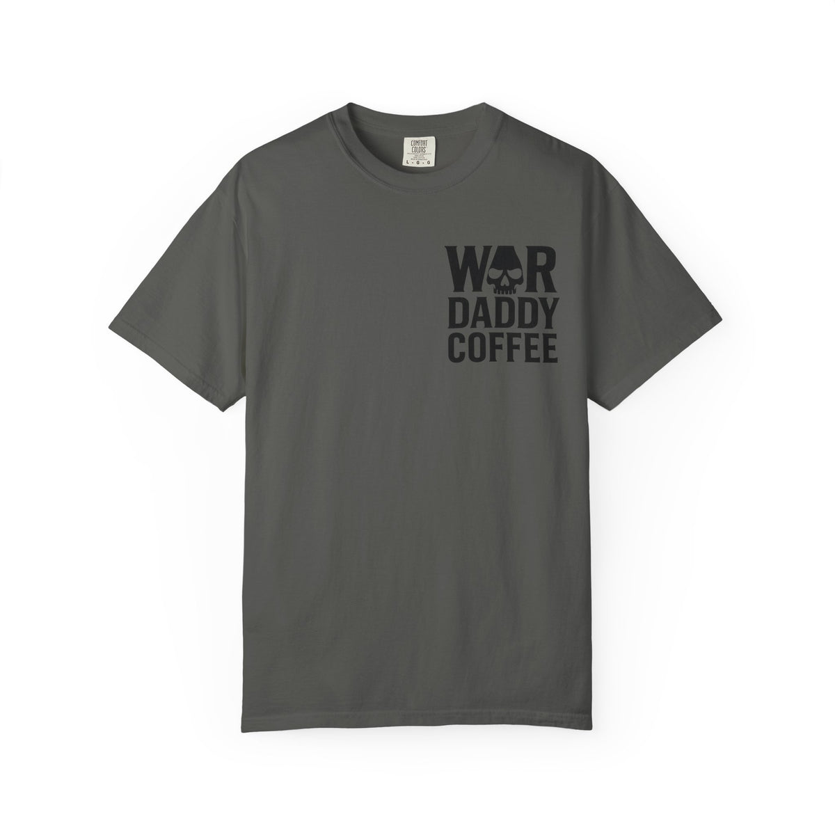 War Daddy Coffee T-Shirt — Military Skull Coffee Tee