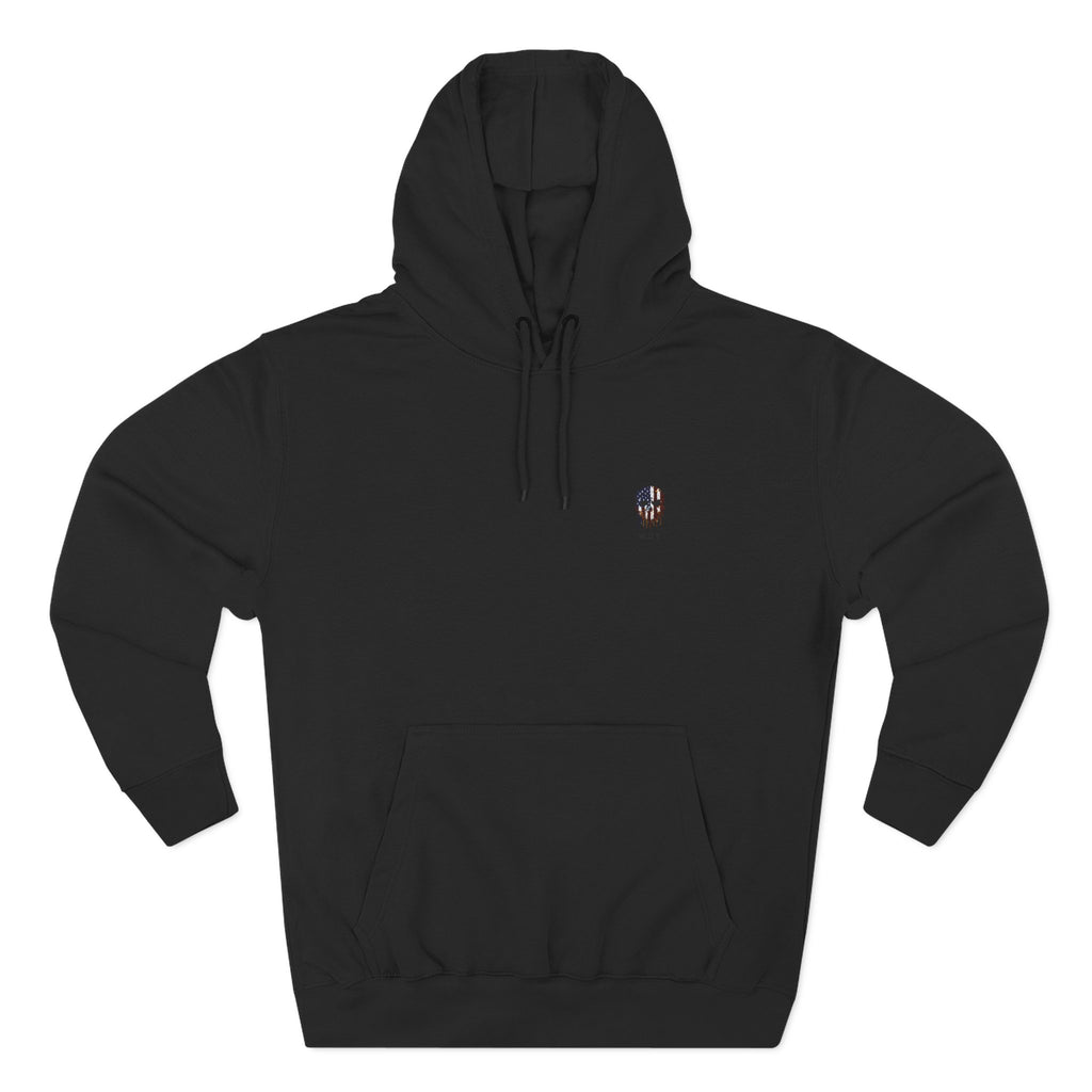 Minimal Hot Air Balloon Hoodie — Small Chest Graphic Casual Pullover