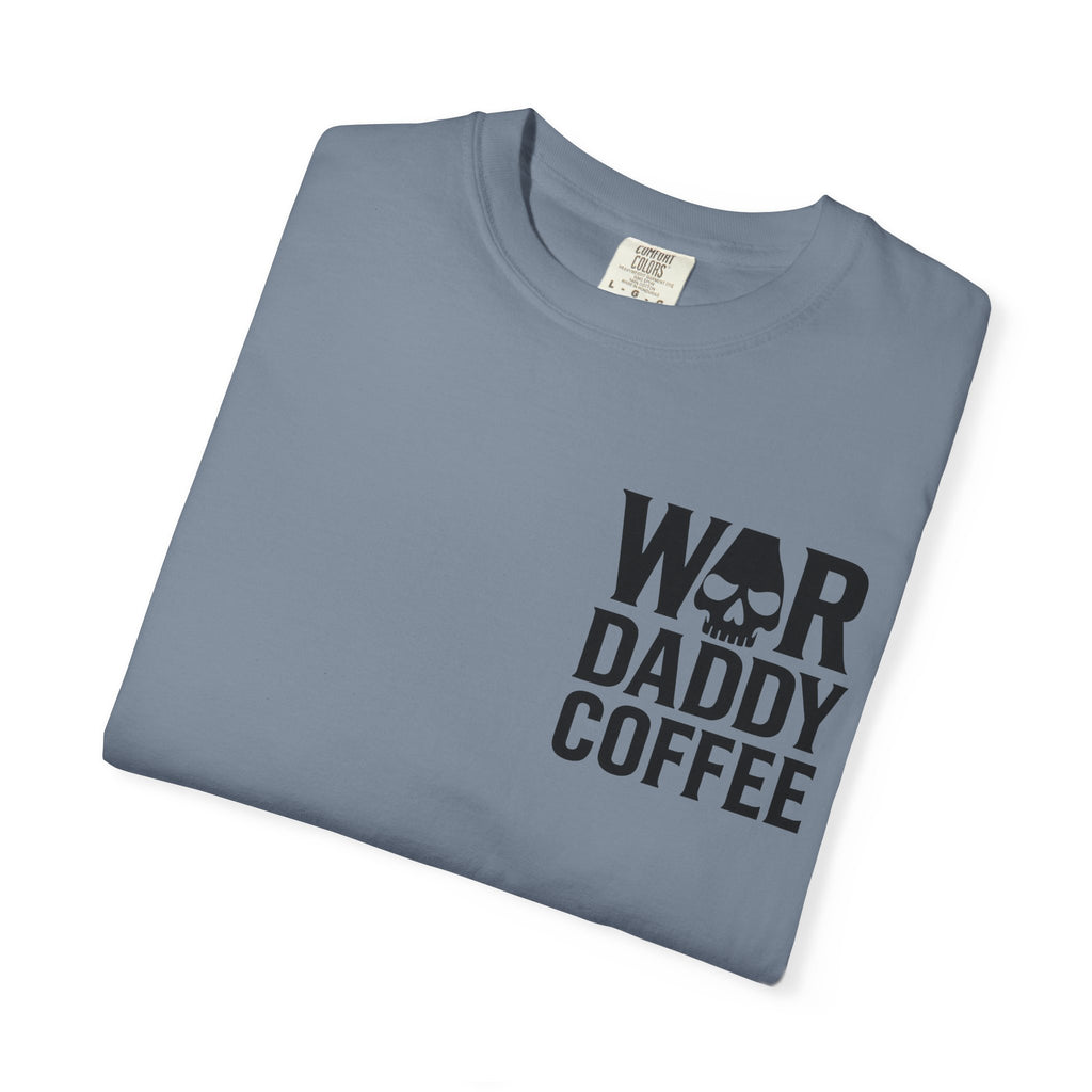 War Daddy Coffee T-Shirt — Military Skull Coffee Tee