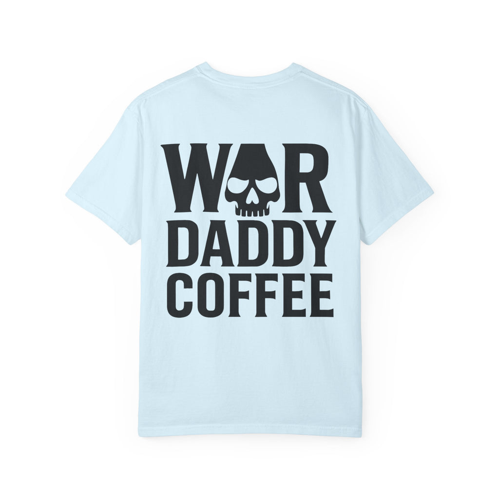 War Daddy Coffee T-Shirt — Military Skull Coffee Tee