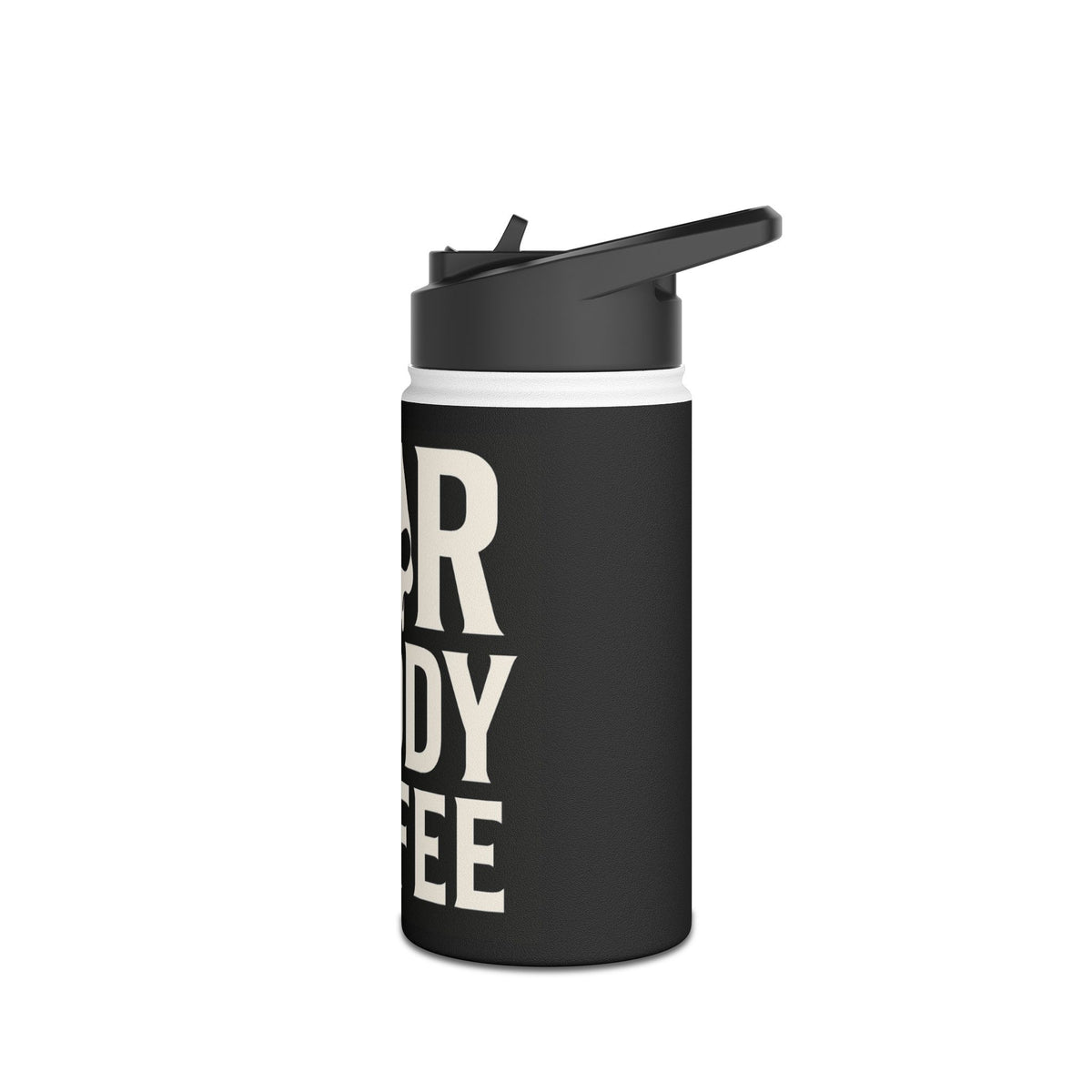 War Daddy Coffee Stainless Steel Water Bottle – Insulated Travel Flask with Skull Design