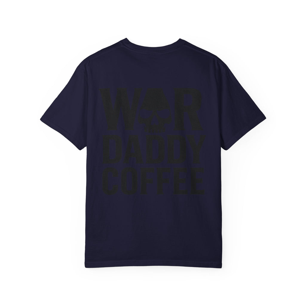 War Daddy Coffee T-Shirt — Military Skull Coffee Tee