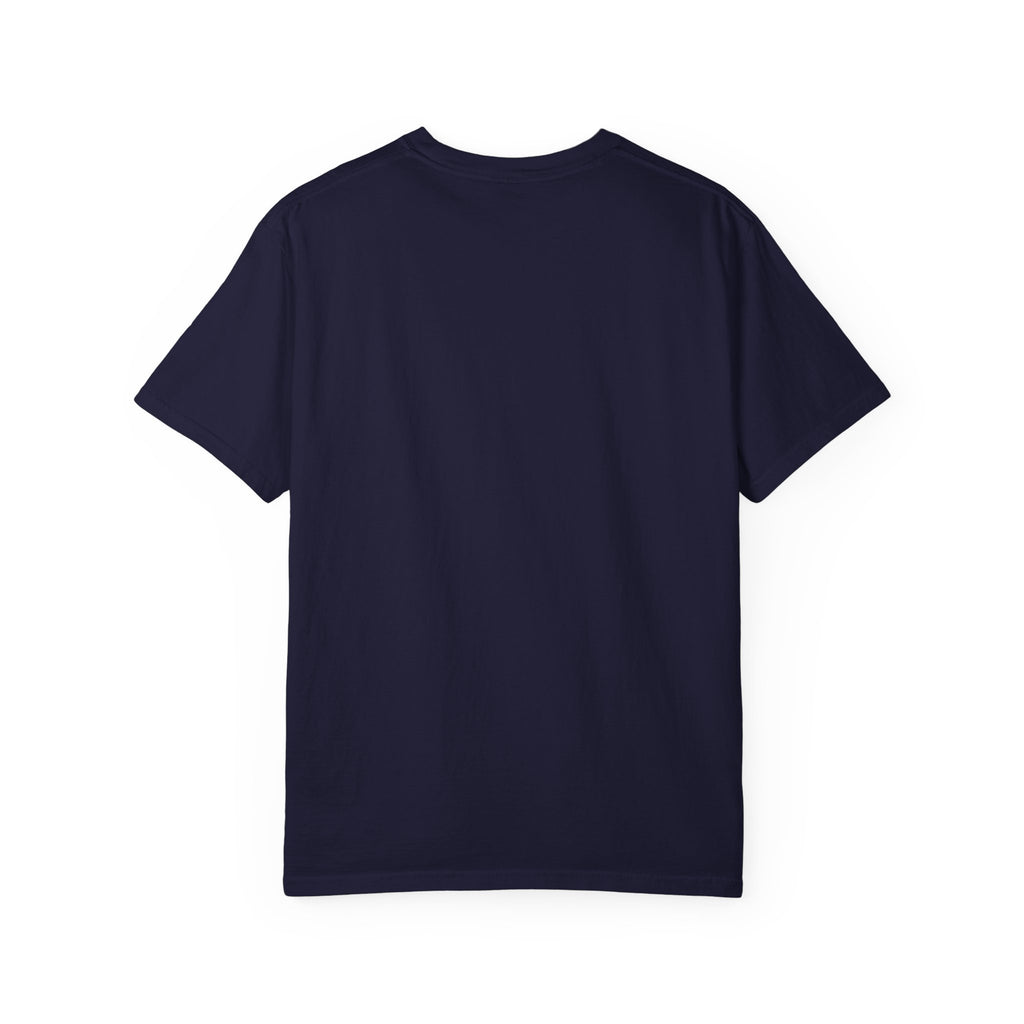 Skull Cowboy T-Shirt — "War, Baby & Coffee" American Flag Graphic