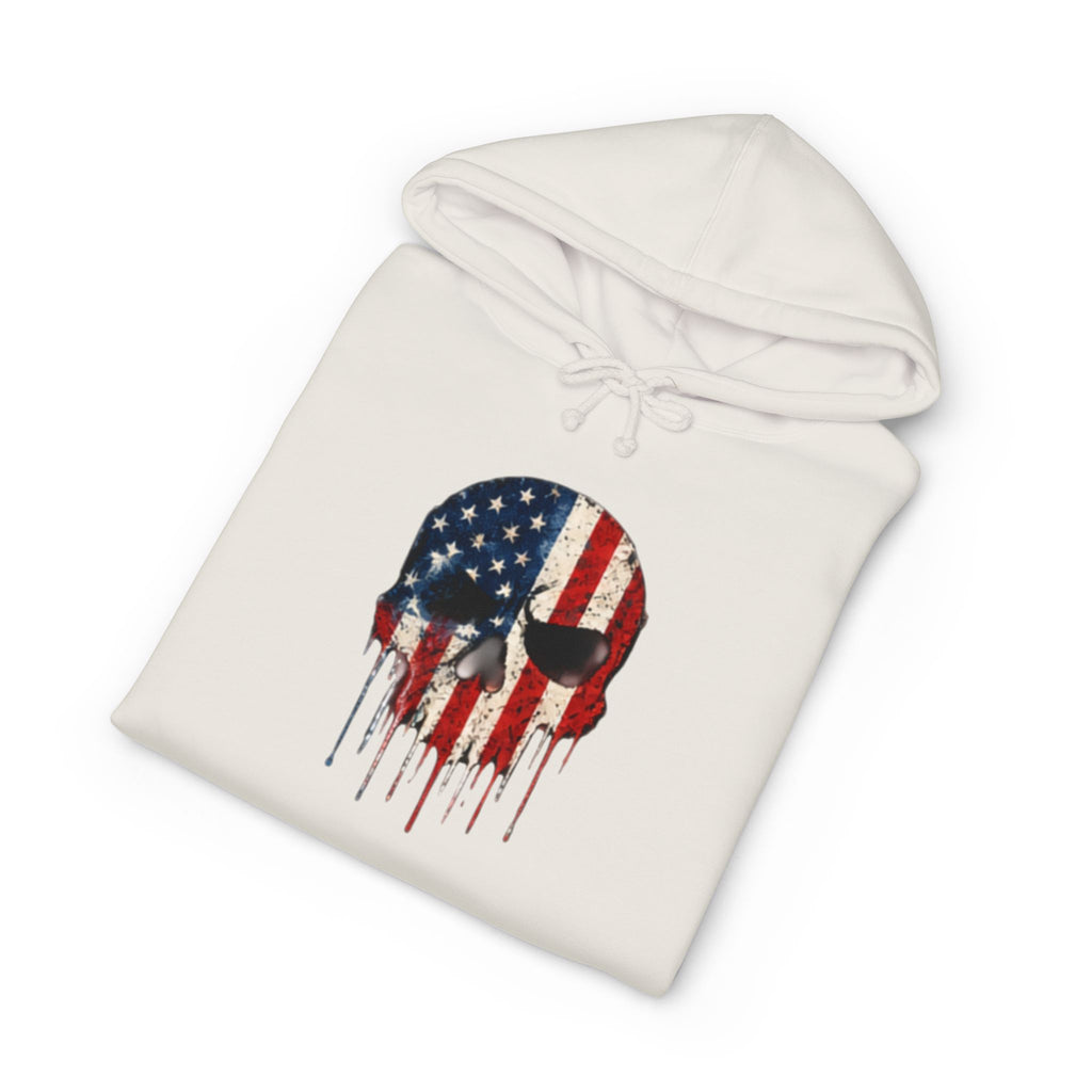 American Flag Skull Hoodie – Drip USA Patriotic Pullover