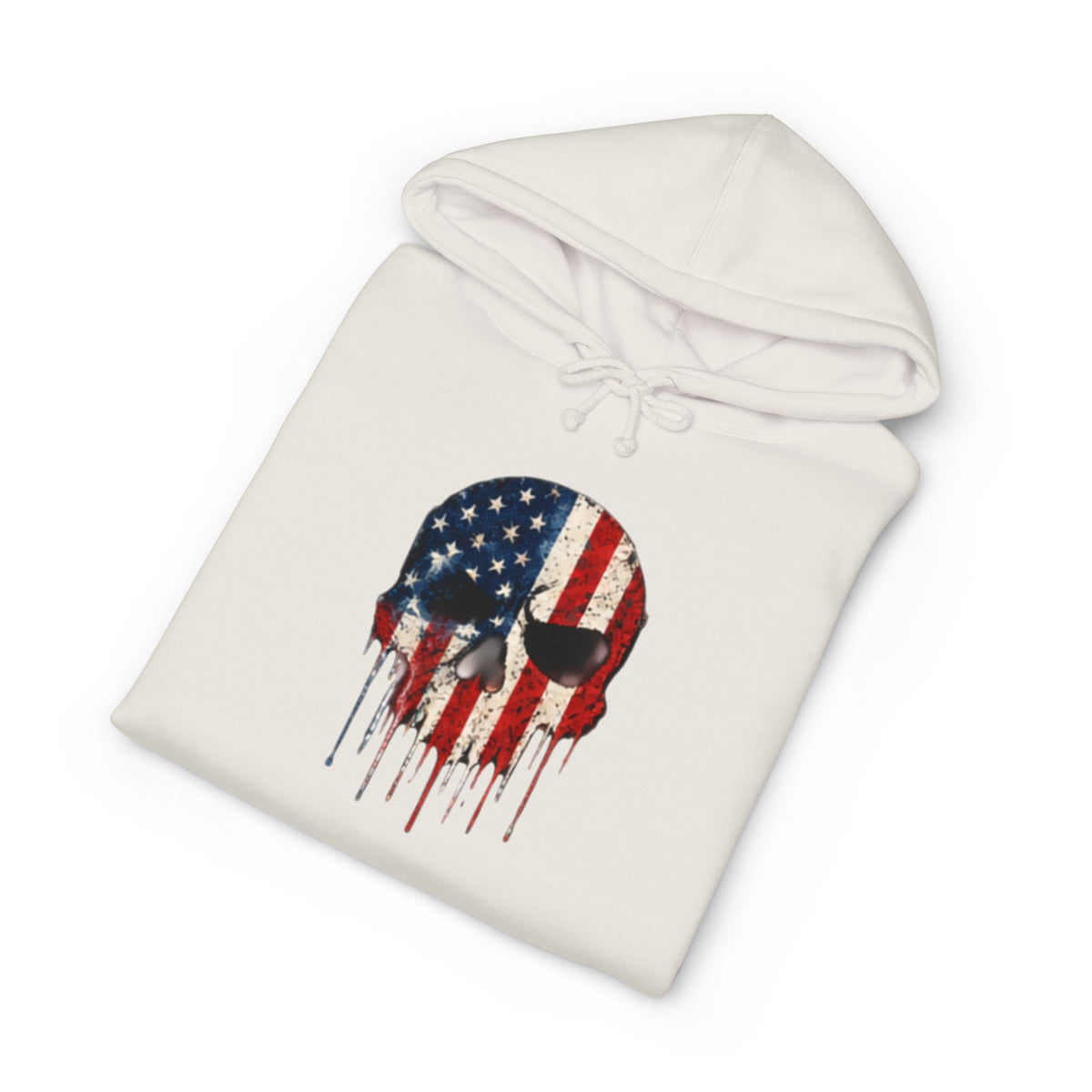 American Flag Skull Hoodie – Drip USA Patriotic Pullover