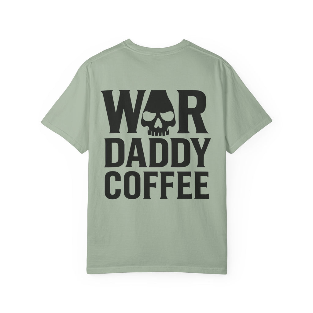 War Daddy Coffee T-Shirt — Military Skull Coffee Tee