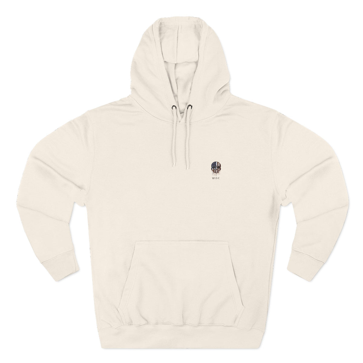 Minimal Hot Air Balloon Hoodie — Small Chest Graphic Casual Pullover