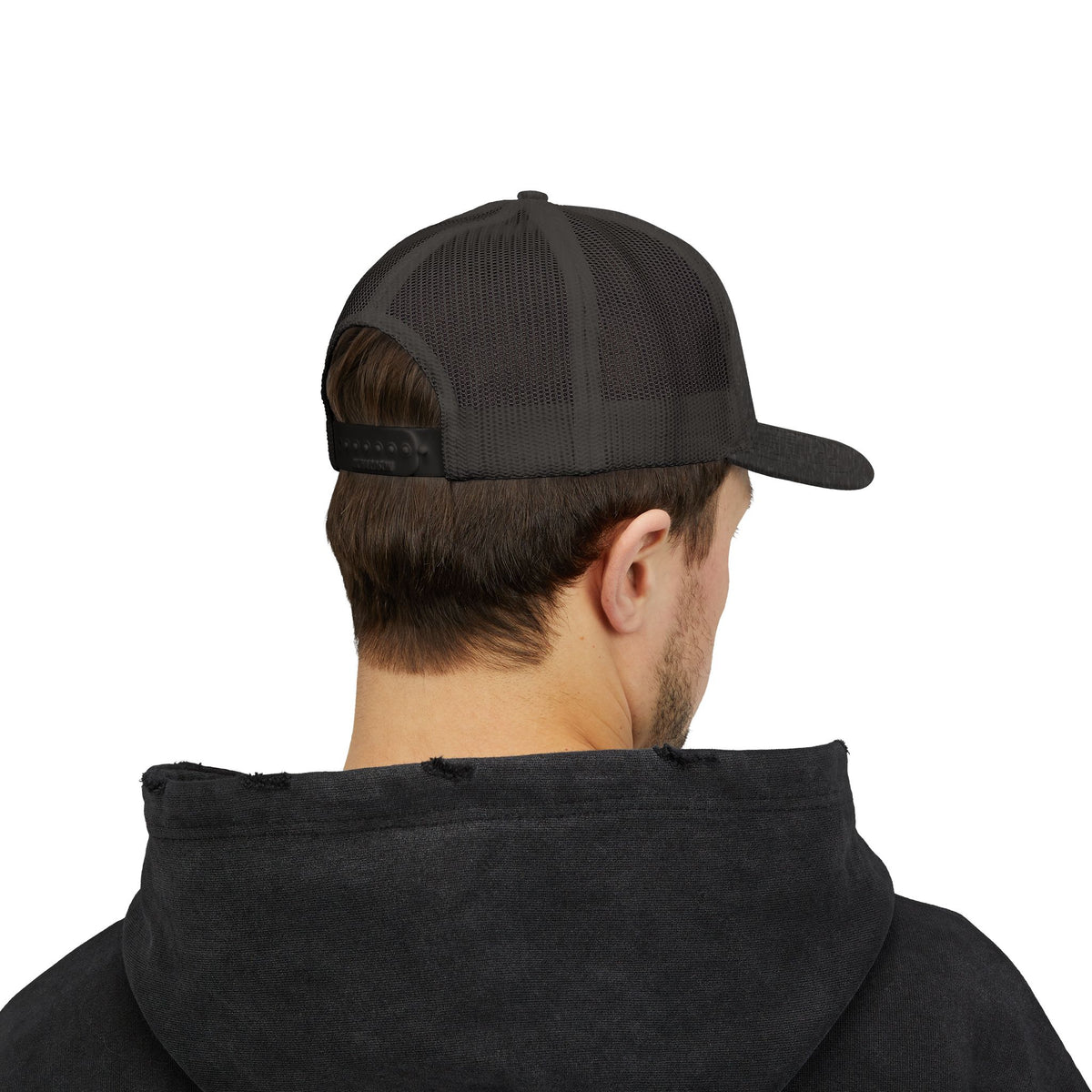War, Daddy, Coffee Trucker Hat - Vintage Military Skull Snapback Cap