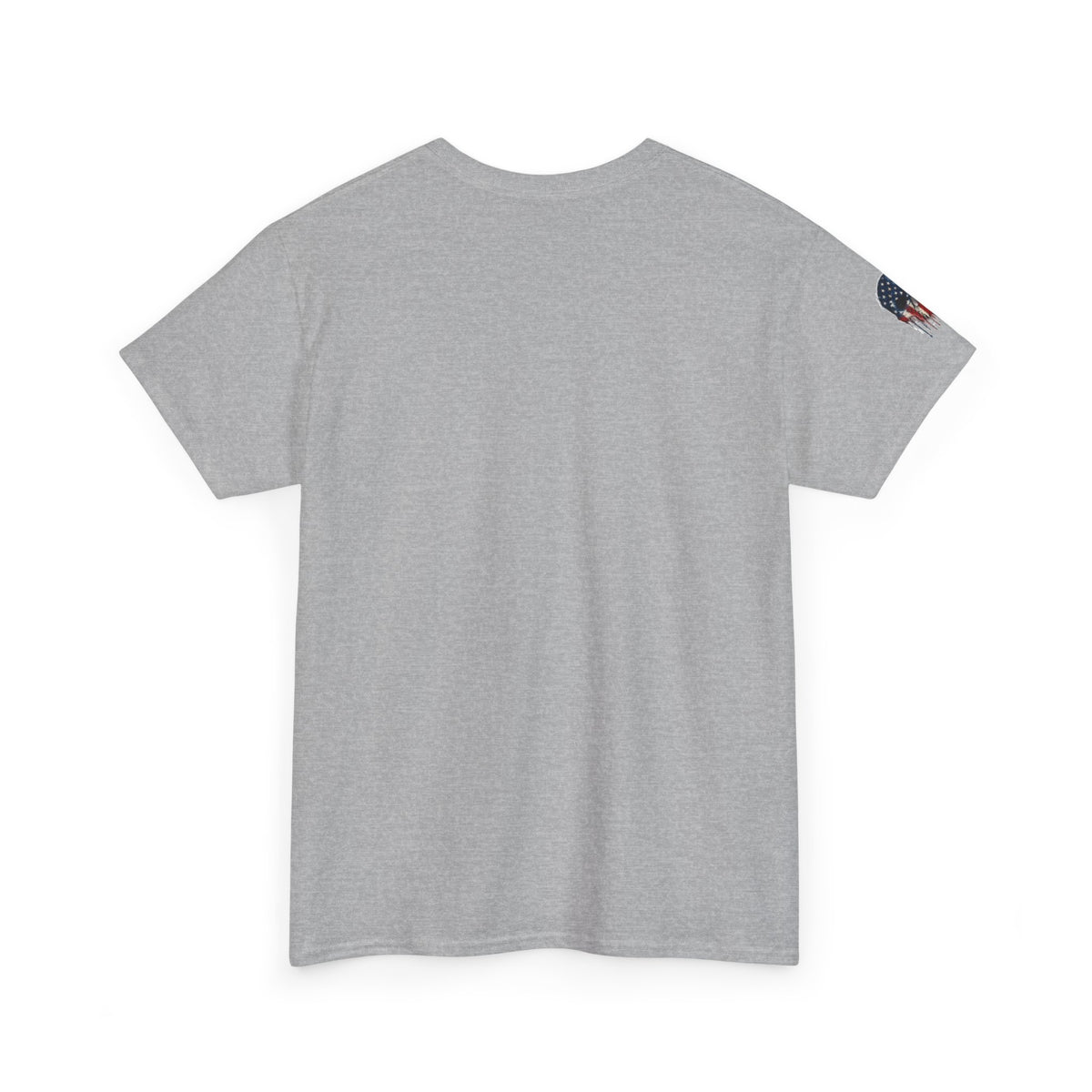 Patriotic Cowboy Skull T-Shirt — "Warrior Coffee" Graphic Tee