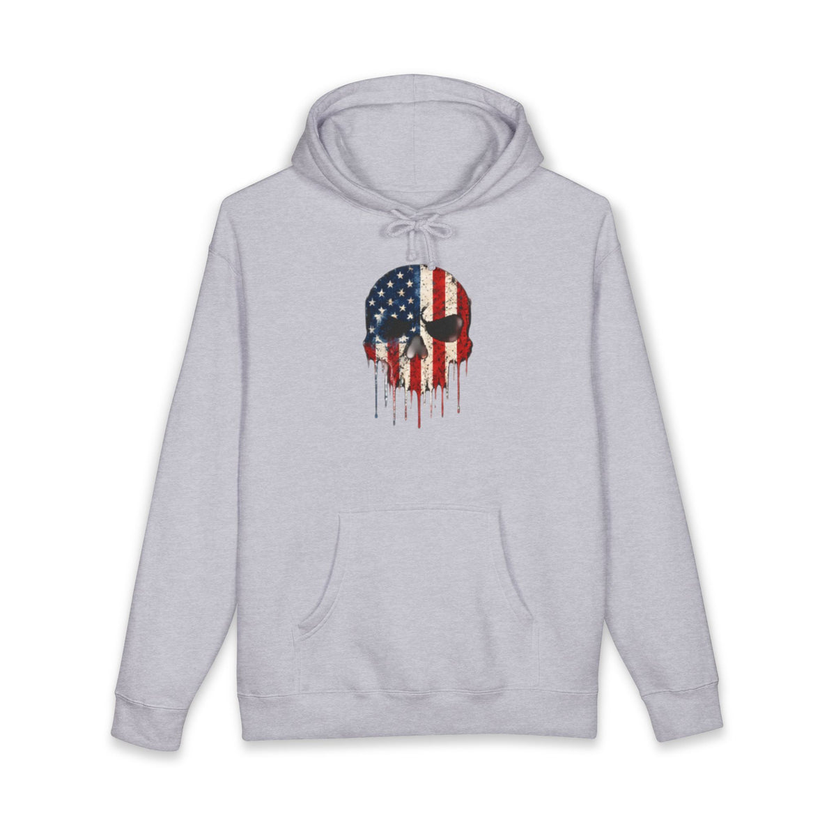American Flag Skull Hoodie – Drip USA Patriotic Pullover