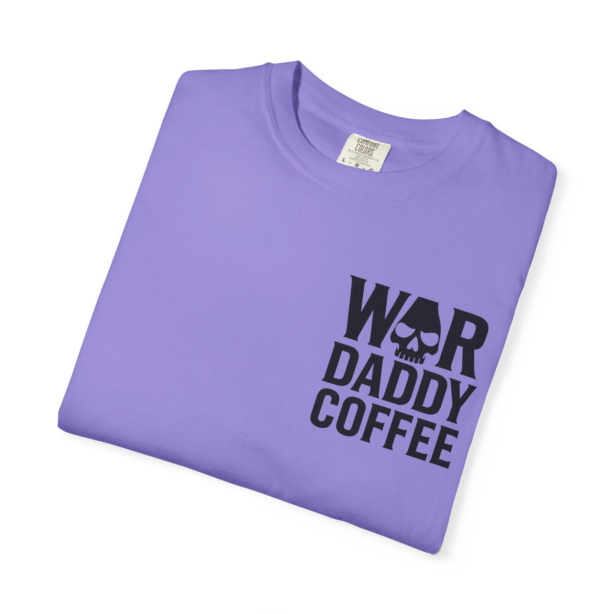 War Daddy Coffee T-Shirt — Military Skull Coffee Tee