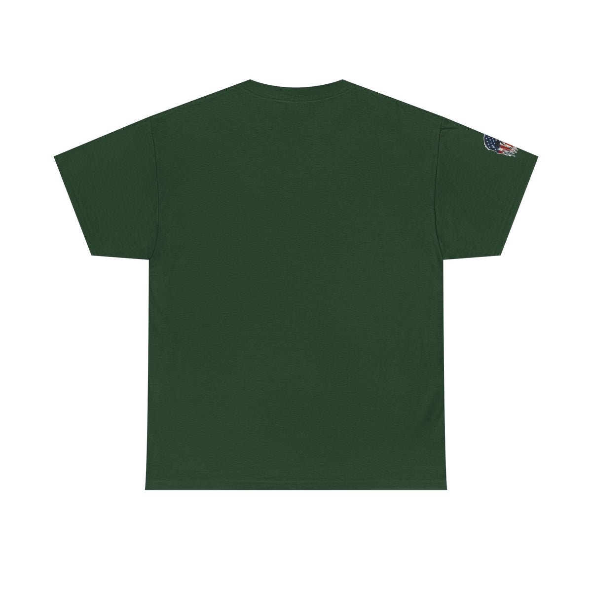 Patriotic Cowboy Skull T-Shirt — "Warrior Coffee" Graphic Tee