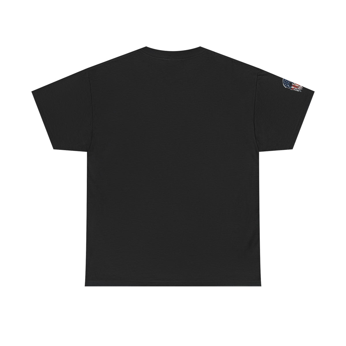 Patriotic Cowboy Skull T-Shirt — "Warrior Coffee" Graphic Tee