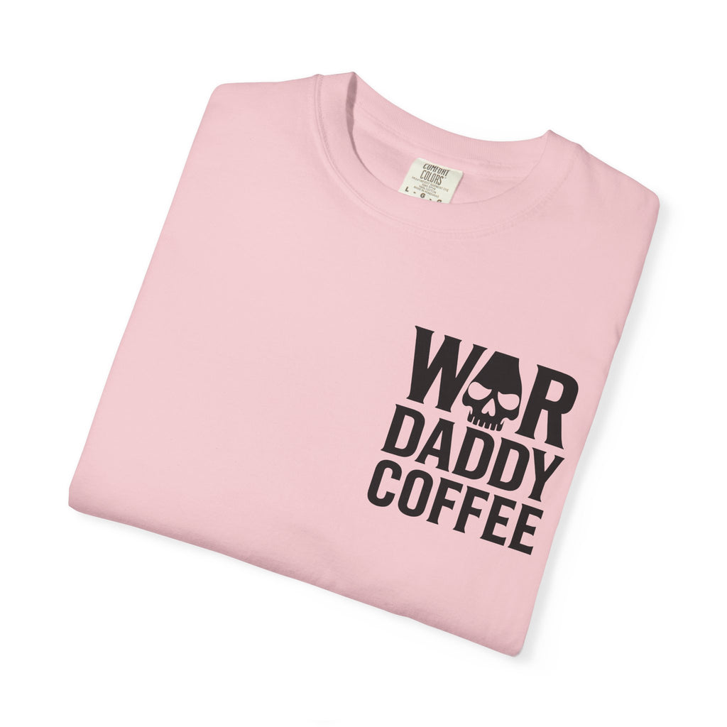 War Daddy Coffee T-Shirt — Military Skull Coffee Tee