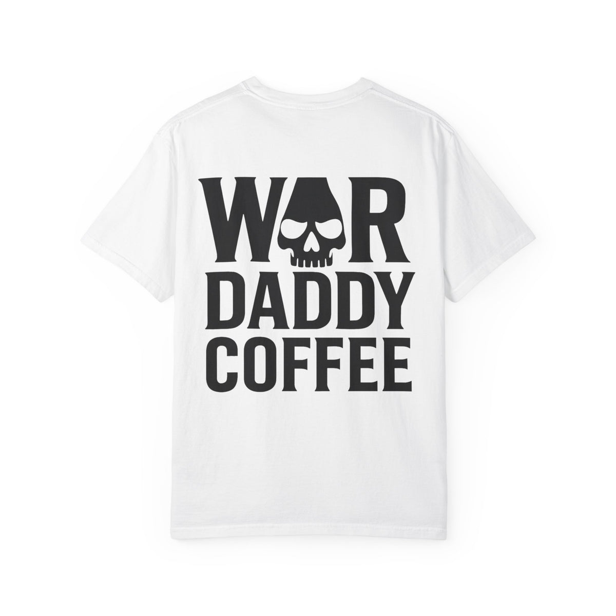 War Daddy Coffee T-Shirt — Military Skull Coffee Tee