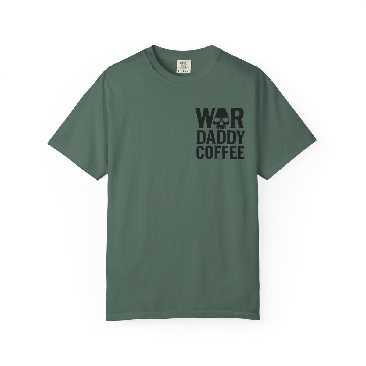 War Daddy Coffee T-Shirt — Military Skull Coffee Tee