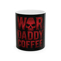 War Daddy Coffee Mug — Dark Skull Military Gamer Coffee Cup (11oz & 15oz)