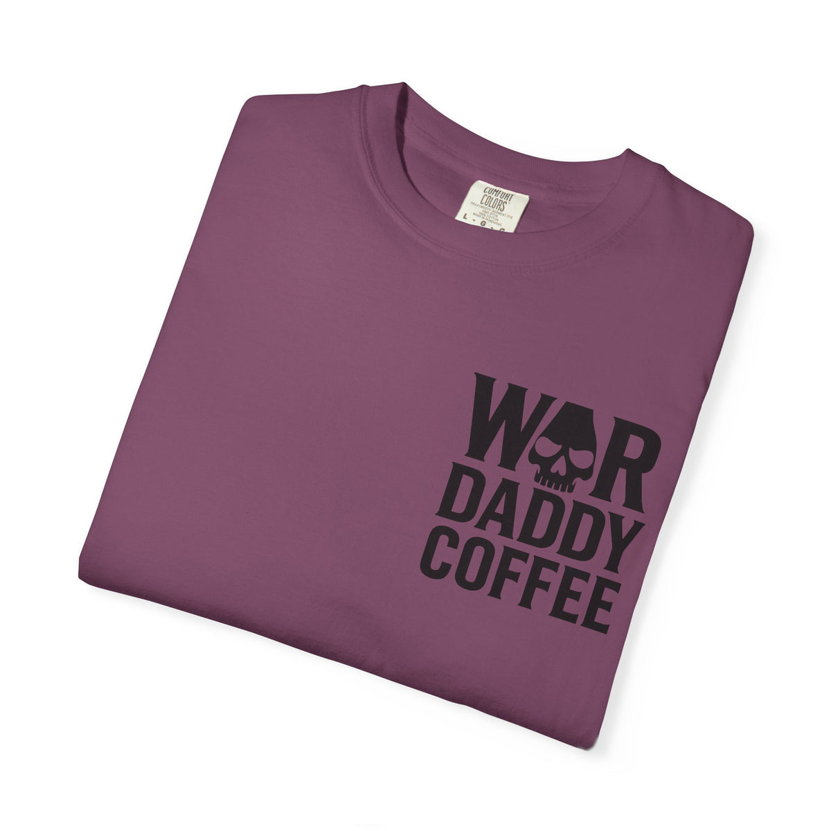 War Daddy Coffee T-Shirt — Military Skull Coffee Tee