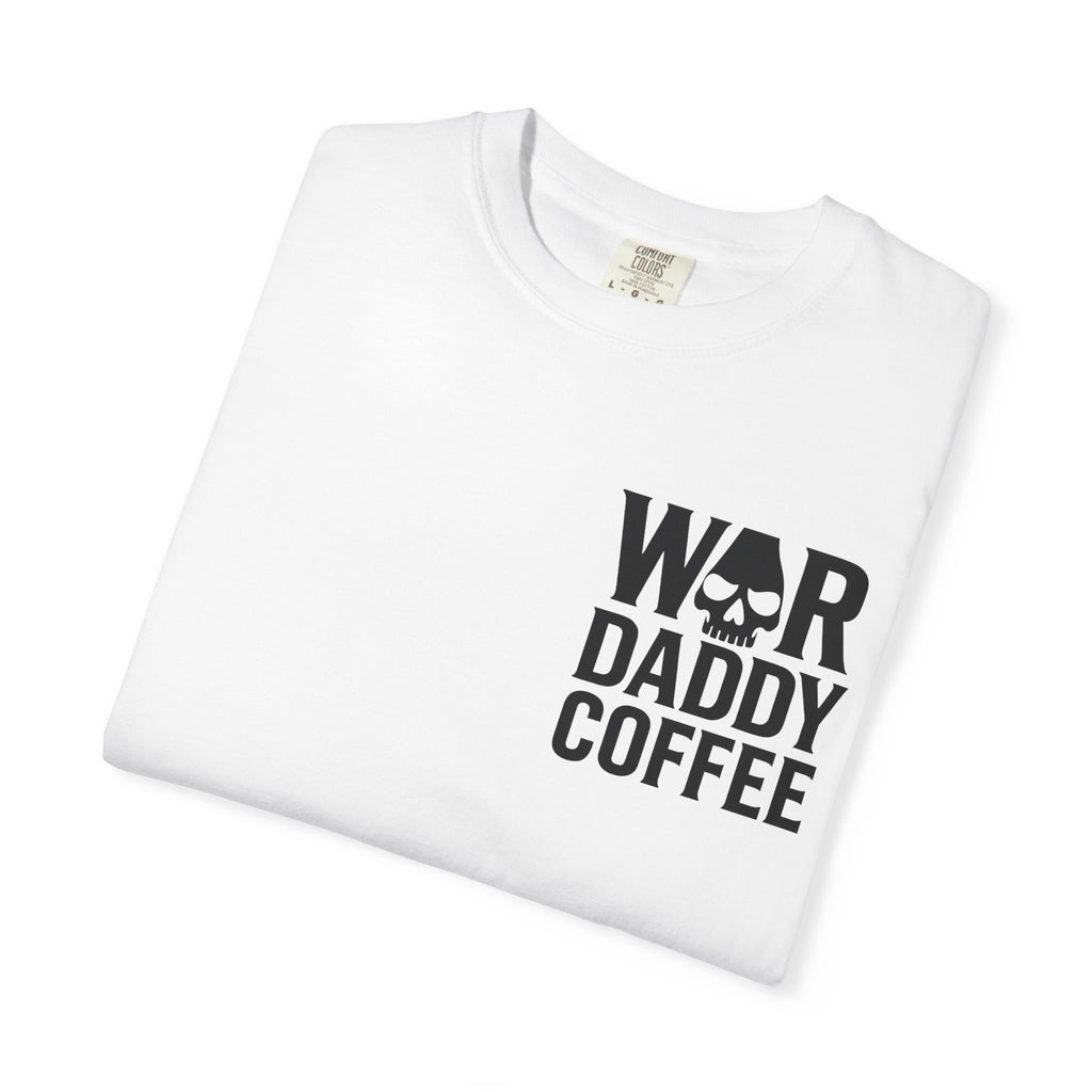 War Daddy Coffee T-Shirt — Military Skull Coffee Tee