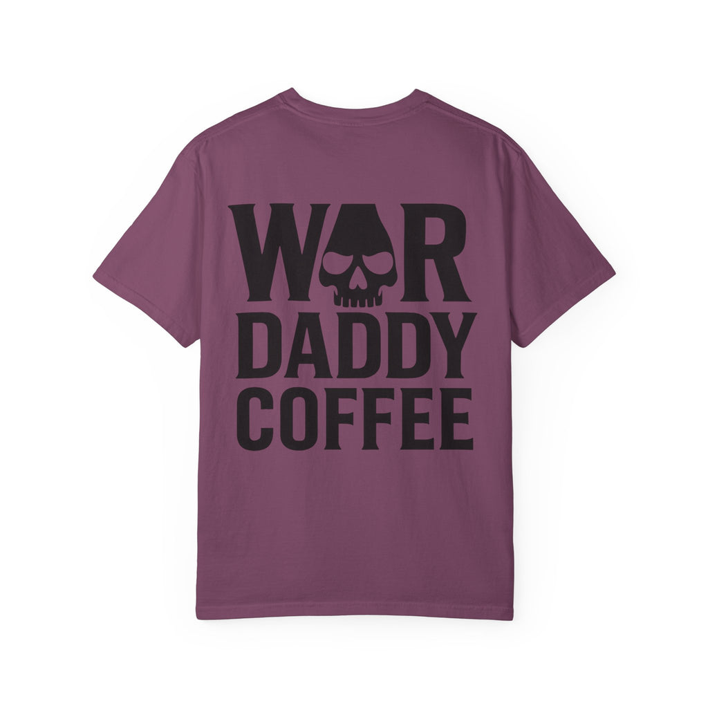 War Daddy Coffee T-Shirt — Military Skull Coffee Tee
