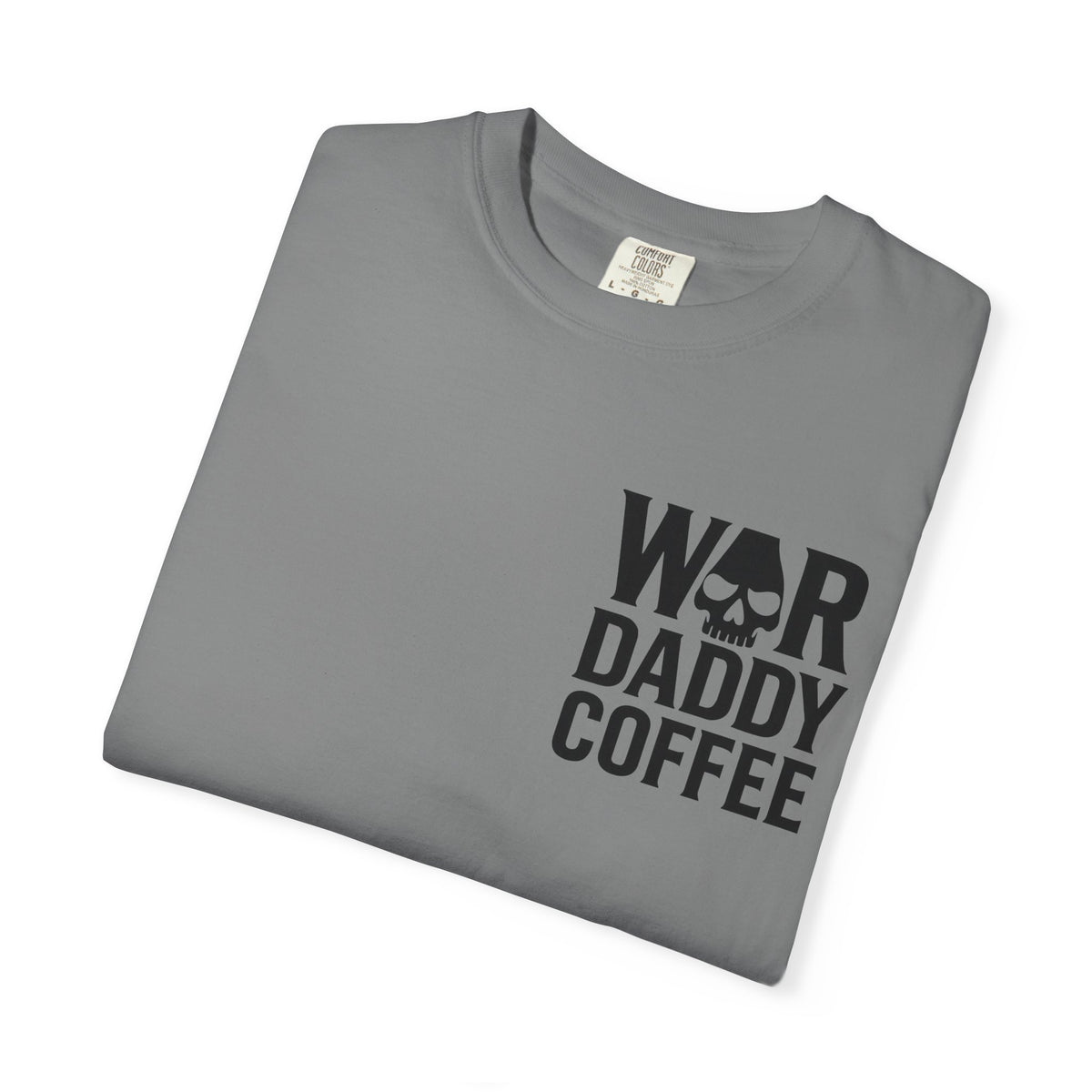 War Daddy Coffee T-Shirt — Military Skull Coffee Tee
