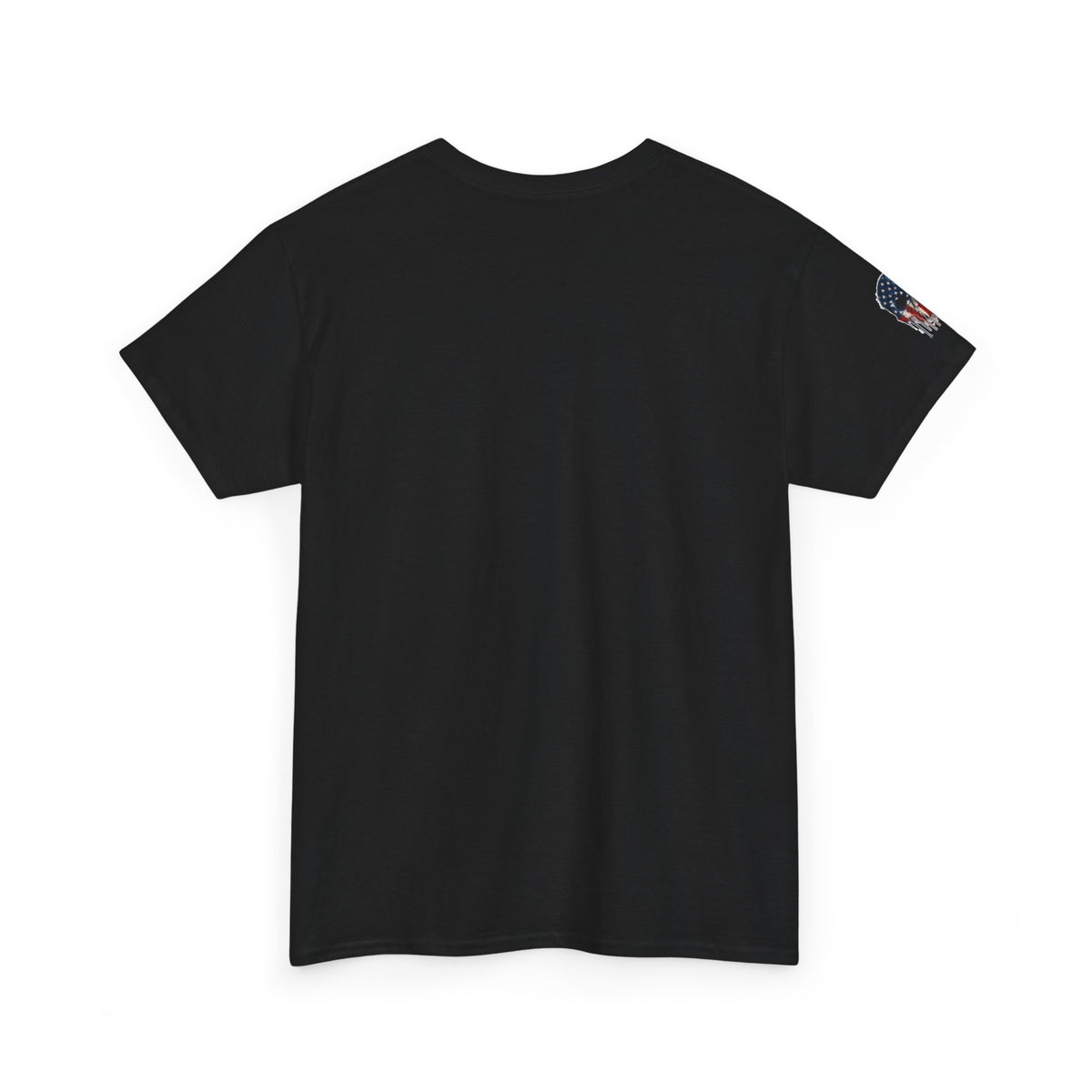 Patriotic Cowboy Skull T-Shirt — "Warrior Coffee" Graphic Tee